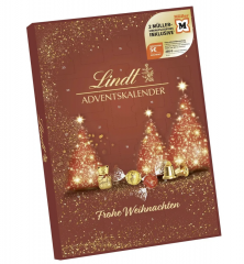 Адвент-календарь 2025 Lindt Muller 2stk, 24 сладких сюрприза, 194 г х 2 шт