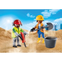 PLAYMOBIL PLAYMOBIL 70272 DuoPack Zwei Bauarbeiter PLAYMOBIL 70272 DuoPack Два строителя