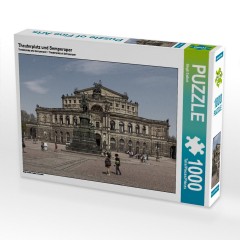 CALVENDO Puzzle CALVENDO Puzzle Theaterplatz und Semperoper Пазл CALVENDO Puzzle Theaterplatz и Semperoper
