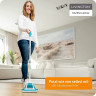 LIVINGTON LIVINGTON Akku-Wischmopp MultiScrubber Akku-Schrubber weiss/blau ЛИВИНГТОН аккумуляторная швабра MultiScrubber аккумуляторная поломоечная машина белый/синий