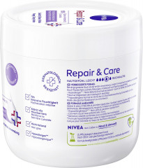 NIVEA Body Repair &amp; Care Creme Parfumfrei, 400 ml, Нивеа Крем для тела без парфюма, 15% глицерин, провитамин B5 и церамиды, для сухой и чувствительной кожи, 72ч увлажнение, 400 мл