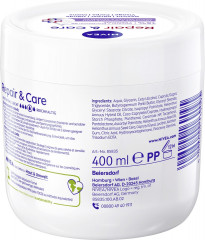 NIVEA Body Repair &amp; Care Creme Parfumfrei, 400 ml, Нивеа Крем для тела без парфюма, 15% глицерин, провитамин B5 и церамиды, для сухой и чувствительной кожи, 72ч увлажнение, 400 мл