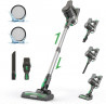 Vactidy Vactidy Akku-Hand-und Stielstaubsauger Ideal fur Hartboden, Teppiche, Tierhaare, 24999,00 W, beutellos, mit LED Licht Leichter Akku Sauger Staubsauger Tierhaare fur Hartboden  Беспроводной ручной пылесос Vactidy, идеально подходящий для уборки тве