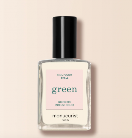 Manucurist Green Nagellack Shell 15ml, Лак для ногтей Shell (Франция), стойкое покрытие без сколов, безопасная растительная формула 9 Free, 15мл