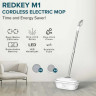 Redkey Redkey Akku-Wischmopp M1, 60,00 W, beutellos,Trennung von Frisch- und Abwasser, kabelloser Elektro-Mopp, selbstreinigender Wischmopp, LED, 2200 mAh  Redkey Cordless Mop M1, 60,00 Вт, без мешка, разделение пресной и сточной воды, беспроводная электр
