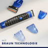 GILLETTE Elektrischer Rasierer, All in One Styler, 1 St, Джилетт Многофункциональный триммер All in One Styler 4 в 1 с 3 гребнями и бритвенной кассетой, 1 набор