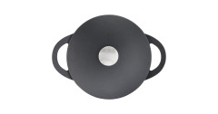 Tefal Tefal Aluguss-Schmortopf Trattoria, O 24cm schwarz, mit Deckel  schwarz Литая алюминиевая форма для запекания Tefal Trattoria, O 24см, черная, с крышкой