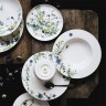 Rosenthal Rosenthal Brillance Fleurs des Alpes Suppenteller Fahne 23 cm Rosenthal Brillance Fleurs des Alpes бортик для суповой тарелки 23 см