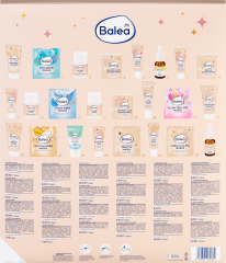 Balea XMAS Face Beauty Collection Adventskalender 2026, 24 Gesichtspflegeprodukte, Balea Адвент-календарь 2026 с уходом за лицом: очищение, тонеры, концентраты, маски и кремы, 24 средства