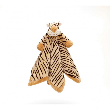 Teddykompaniet Diinglisar Wild Schmusetuch Tiger 35 x 35 cm [braun] Schnuffeltucher Diinglisar Wild Comforter Tiger 35 x 35 см [коричневый] Утешитель