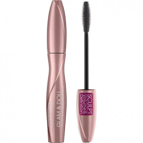 Catrice Wimperntusche Glam & Doll False Lashes Mascara Black 010, Катрис Тушь для ресниц с эффектом накладных ресниц черная, 9,5мл