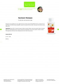 Krauterhaus Sanct Bernhardt Narcissus Shampoo, 500 мл