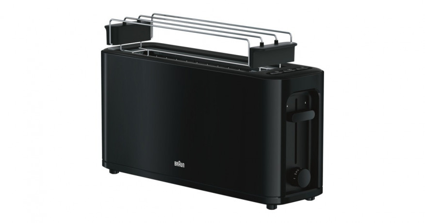 Braun Braun PurEase Toaster HT 3110 schwarz, 1.000 Watt, fur 2 Scheiben Toast schwarz Braun PurEase Toaster HT 3110 черный, 1000 Вт, на 2 ломтика тостов