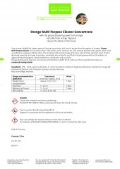 Kraueterhaus Sanct Bernhardt Orange Multi Purpose Cleaner Concentrate, 1 литр