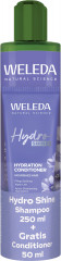 WELEDA HydraShine Feuchtigkeits-Shampoo Alpen-Lein, 250 ml, Увлажняющий шампунь HydraShine с альпийским льном для сухих волос и кожи головы, 250 мл