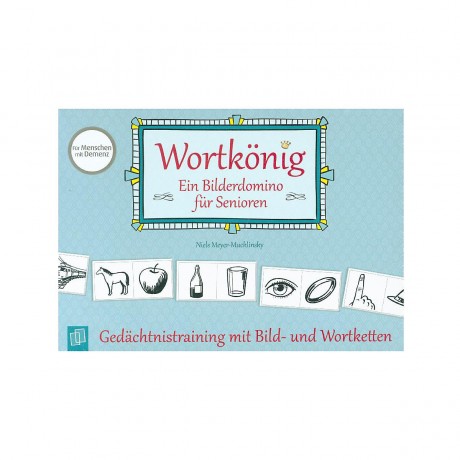 Wortkonig. Ein Bilderdomino fur Senioren (Spiel) король слов Картинка-домино для пенсионеров (игра)