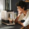 Tchibo Tchibo Kaffeevollautomat Esperto Caffe fur Caffe Crema und Espresso, Metallic Sand, Herausnehmbare Bruheinheit Полностью автоматическая кофемашина Tchibo Esperto Caffe для приготовления кофе со сливками и эспрессо, металлическим песком, съемным за