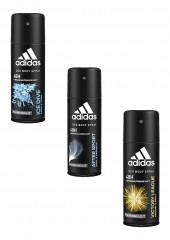 adidas Deo set, Адидас Дезодорант-cпрей для мужчин НАБОР Ice Dive 48h+After Sport+Victory League