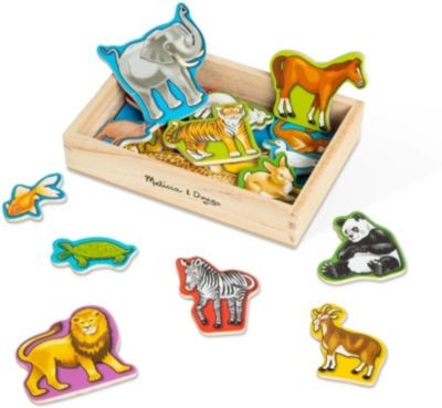 Melissa  Doug Magnete aus Holz Магниты из дерева