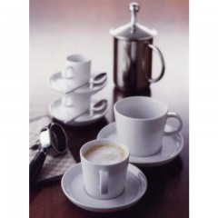 Arzberg Arzberg Cucina Bianca Weiss Cafe au lait Obertasse 0,42 L Чашка Arzberg Cucina Bianca Weiss Caf? au lait 0,42 л
