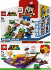 LEGO LEGO Super Mario Bundle: Starterset 71360 Abenteuer mit Mario Starterset + Erweiterungsset 71383 Wigglers Giftsumpf Набор LEGO Super Mario: стартовый набор 71360 &laquo;Приключения с Марио&raquo;, стартовый набор + дополнительный набор 71383 &laquo;Ядовитое болото Виг