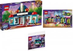 LEGO 3er Set: Friends 41448 Heartlake City Kino + Rollschuhdisco + Friends 30414 Emmas Zaubertruhe - Polybag Набор из 3 предметов: Friends 41448 Кинотеатр Heartlake City + Дискотека на роликах + Friends 30414 Волшебный сундук Эммы &mdash; полиэтиленовый пакет