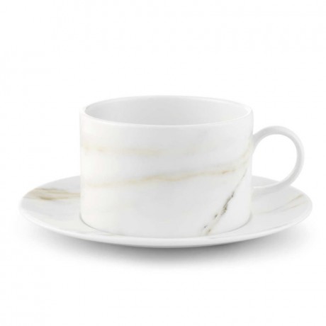 Wedgwood Wedgwood Vera Wang Venato Imperial Kaffeetasse / Teetasse mit Untertasse 2-tlg. Wedgwood Vera Wang Venato Imperial кофейная чашка / чайная чашка с блюдцем 2 шт.