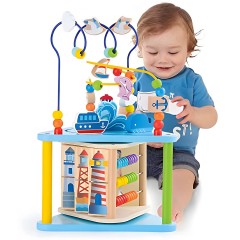 baobe Motorikschleife Meeresmotiv Motorikwurfel Цикл двигательных навыков Кубик двигательных навыков с морским мотивом