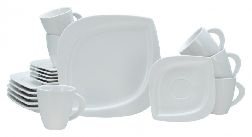 Creatable Creatable Kaffeeservice 18-tlg. MELBOURNE Weiss Креативный кофейный сервиз 18 шт. МЕЛЬБУРН