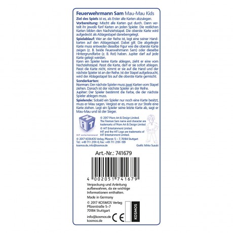 Kosmos Feuerwehrmann Sam Mau-Mau Пожарный Сэм Мау Мау