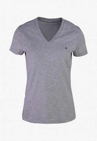 Tommy Hilfiger Basic T-shirt grau Базовая фуболка Серый