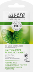 Lavera Очищающая маска для лица с Органической мятой и Солью из Мертвого моря, 10 мл