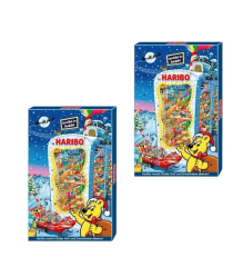 Haribo Adventskalender 2stk Харибо 2025 Адвент Календарь, 24 подарка-сюрприза, 300 г х 2 шт