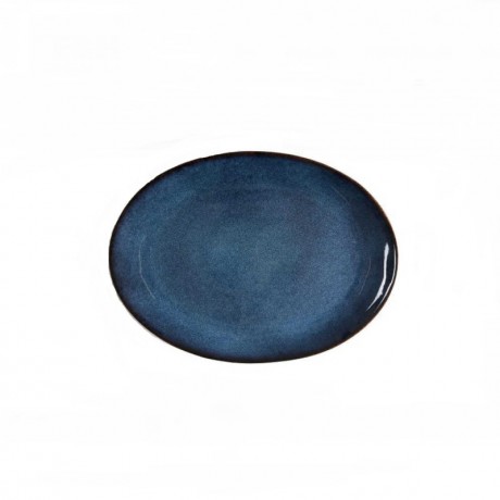 Bitz Bitz Gastro black / dark blue Platte oval 45x34 cm Блюдо Bitz Gastro черное/темно-синее овальное 45x34 см