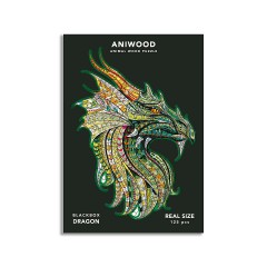 ANIWOOD Holz-Puzzle Drache M (125 Teile) Деревянный Пазл Дракон М (125 деталей)