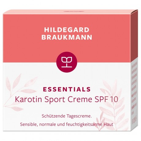 HILDEGARD BRAUKMANN Karotin Sport Creme SPF 10  Спортивный крем с каротином SPF 10