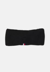 Tommy Hilfiger EFFORTLESS HEADBAND Ear warmers black ОБЕСПЕЧЕНИЕ БЕЗ УСИЛИЯ Грелки для ушей черный