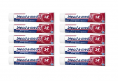 Blend-a-med Classic 75ml x 10st, Зубная паста для взрослых (Германия), защита от кариеса и укрепление эмали 24 часа, классический мятный вкус, 75 мл x 10st