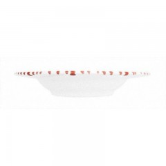 Gmundner Keramik Gmundner Keramik Rotgeflammt Suppenteller Gourmet d: 24 cm / h: 4 cm Керамическая суповая тарелка Gmundner с красным пламенем для гурманов d: 24 см / высота: 4 см