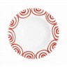 Gmundner Keramik Gmundner Keramik Rotgeflammt Suppenteller Gourmet d: 24 cm / h: 4 cm Керамическая суповая тарелка Gmundner с красным пламенем для гурманов d: 24 см / высота: 4 см