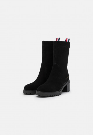 Tommy Hilfiger OUTDOOR MID HEEL BOOT Classic ankle boots black OUTDOOR MID HEEL BOOT Классические ботильоны черный
