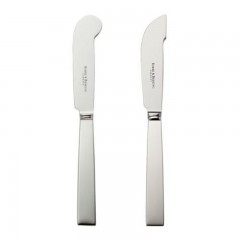 Robbe &amp; Berking Robbe &amp; Berking Riva 925 Sterling Silber Butter u. Kasemesser m. Stahlklinge Нож для масла и сыра Robbe &amp;amp; Berking Riva из стерлингового серебра 925 пробы со стальным лезвием