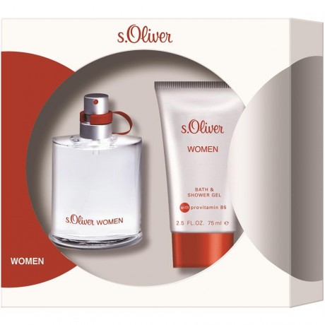 s.Oliver Women Geschenkset Подарочный набор, Eau de Toilette Туалетная вода Spray Спрей 30 мл + Bath & Shower Gel Гель для душа 75 мл / 1 шт.