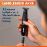 GILLETTE Elektrischer Rasierer, Fusion One All in One Trimmer, 1 St, Джилетт Гибридный триммер и бритва Fusion One All in One для лица и тела с 3 гребнями для лица, гребнем для тела и сменным лезвием, 1 набор