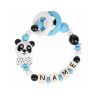 elefantasie Greifling Panda personalisiert mit Namen Игрушка-клатч Панда персонализированная с именем