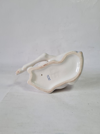 Статуэтка винтажная Lladro "Бело-голубой олень", фарфор, 15 x 7 x 11 см, Испания, 1960-70гг.