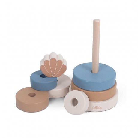 elefantasie Stapelturm Holz personalisiert mit Namen Деревянная башня для штабелирования