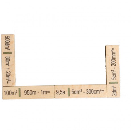 Lernspielzeug Rechendomino Flachen Развивающая игрушка арифметика домино Flat