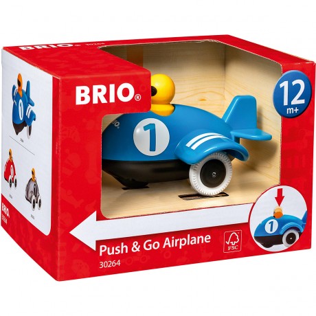 BRIO Push Go Flugzeug Толкай самолет