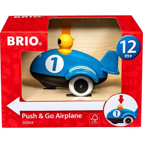 BRIO Push Go Flugzeug Толкай самолет